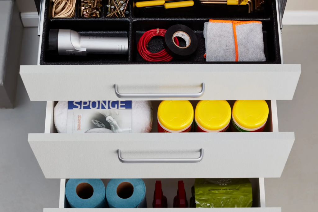 Image of organized drawers