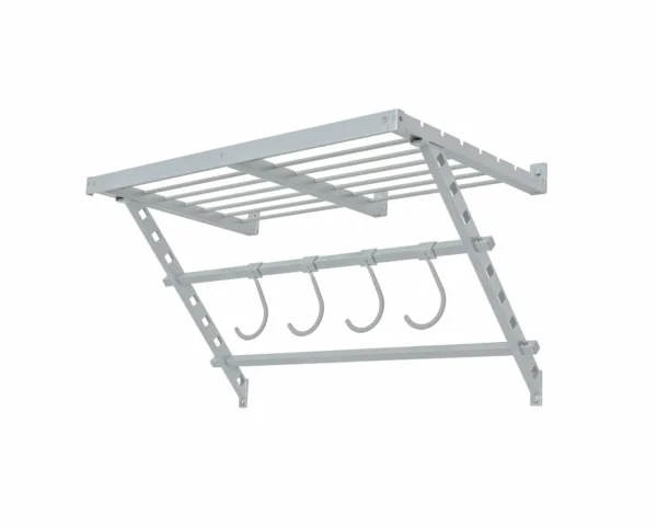 32" shelf with bike storage