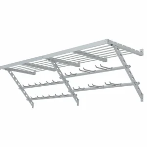 64" Storage Shelf with Utility Hooks