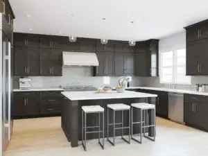 Custom kitchen in Allure - Onyx by Fabuwood.