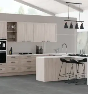 Custom kitchen in Illume - Tuscany by Fabuwood.